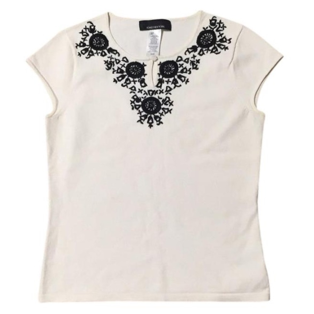 Embroidered top